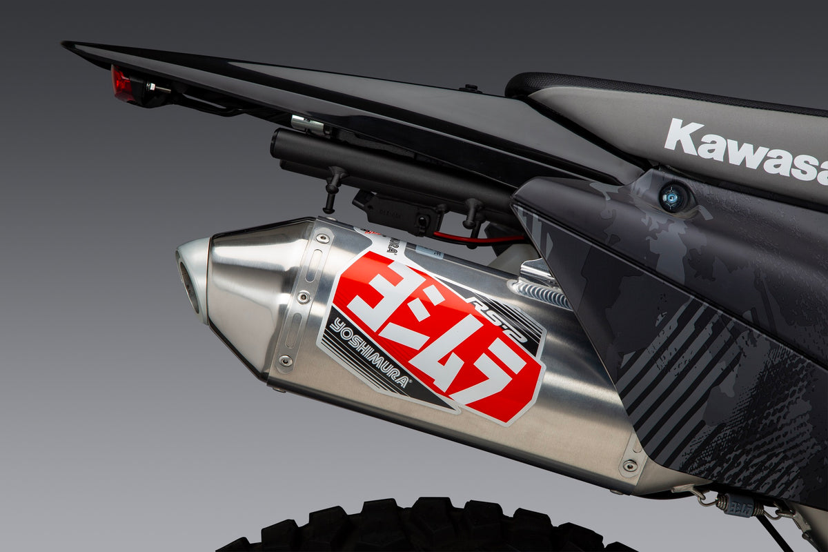 Yoshimura KLX250S / SF 09-20, KLX300S/SM 21-24 RS-2 Slip-on Exhaust with  Aluminum Muffler – Yoshimura R&D of America, Inc