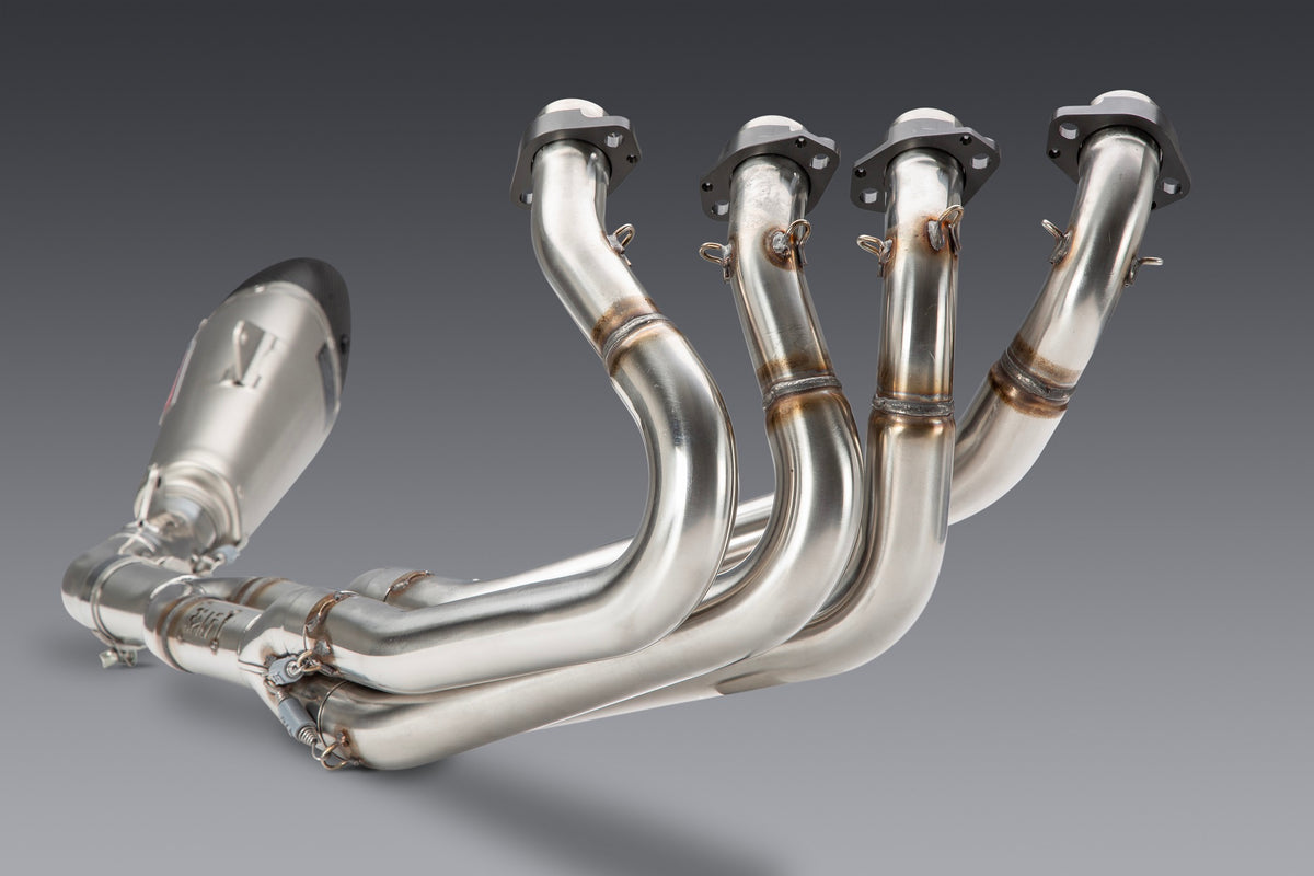 GSX-R1000 05+ / ZX10 07+ Oval Lightning Sprint Alpha T Stainless Exhaust,  w/ Stainless Muffler