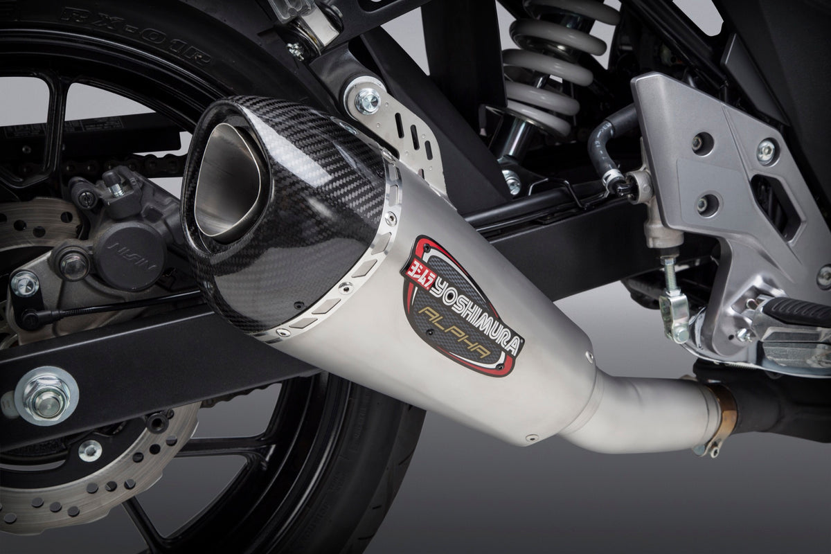 Yoshimura GSX250R 2018-20 Alpha T Slip-On Exhaust Stainless 