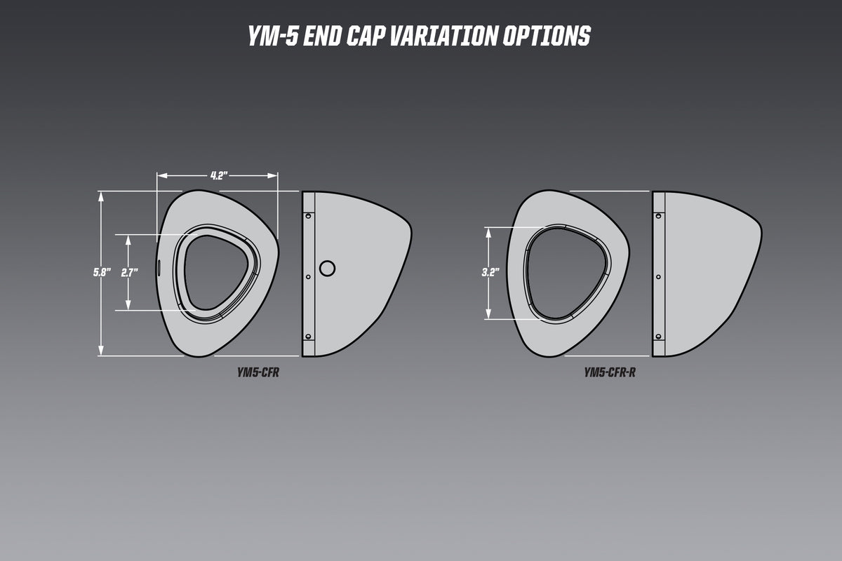 ALPHA / ALPHA T REPLACEMENT END CAP KIT 2