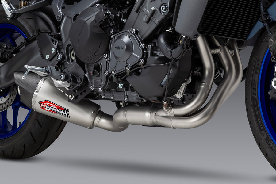 MT-09 21-24 / XSR 900 22-24 Race AT2 Stainless Full Exhaust, w/ Stainless Muffler