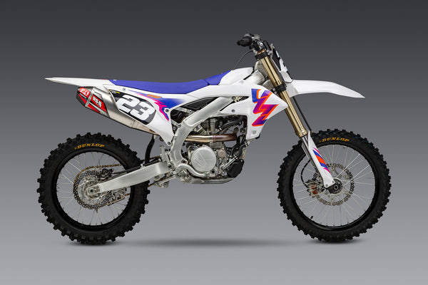 YZ250F 2024 RS-4 Stainless Slip-On Exhaust, w/ Aluminum Muffler