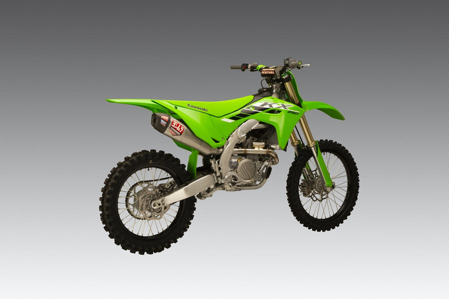 KX250F 2025 RS-12 Stainless Full Exhaust, w/ Stainless Muffler