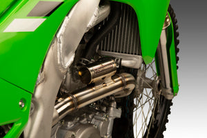 KX250F 2025 RS-12 Stainless Full Exhaust, w/ Stainless Muffler