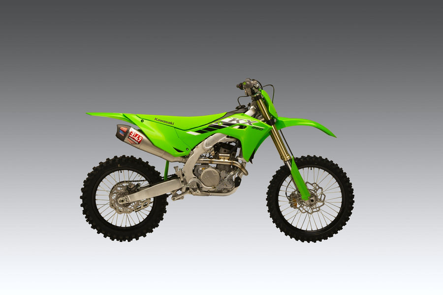 KX250F 2025 RS-12 Stainless Full Exhaust, w/ Stainless Muffler