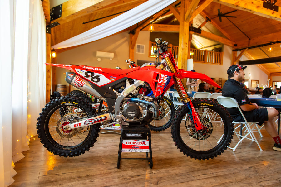 CRF450R 2025 RS-12 Titanium Full Exhaust, w/ Titanium Muffler