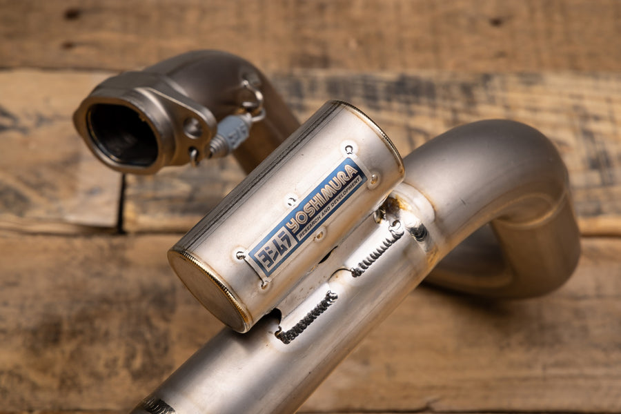 CRF450R/RX 2025 RS-12 Titanium Full Exhaust, w/ Titanium Muffler