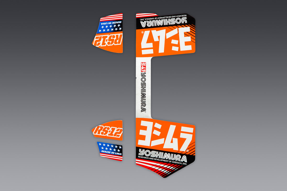 Yoshimura RS-12 OE Branded Four Piece Decal Kit – Yoshimura R&D of ...