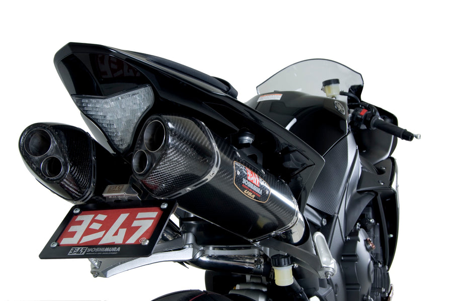 YZF-R1 09-14 TRC-D Stainless Slip-On Exhaust, w/ Carbon Fiber Mufflers